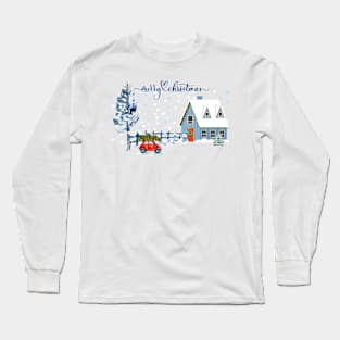 Winter Wonderland: Merry Christmas Long Sleeve T-Shirt